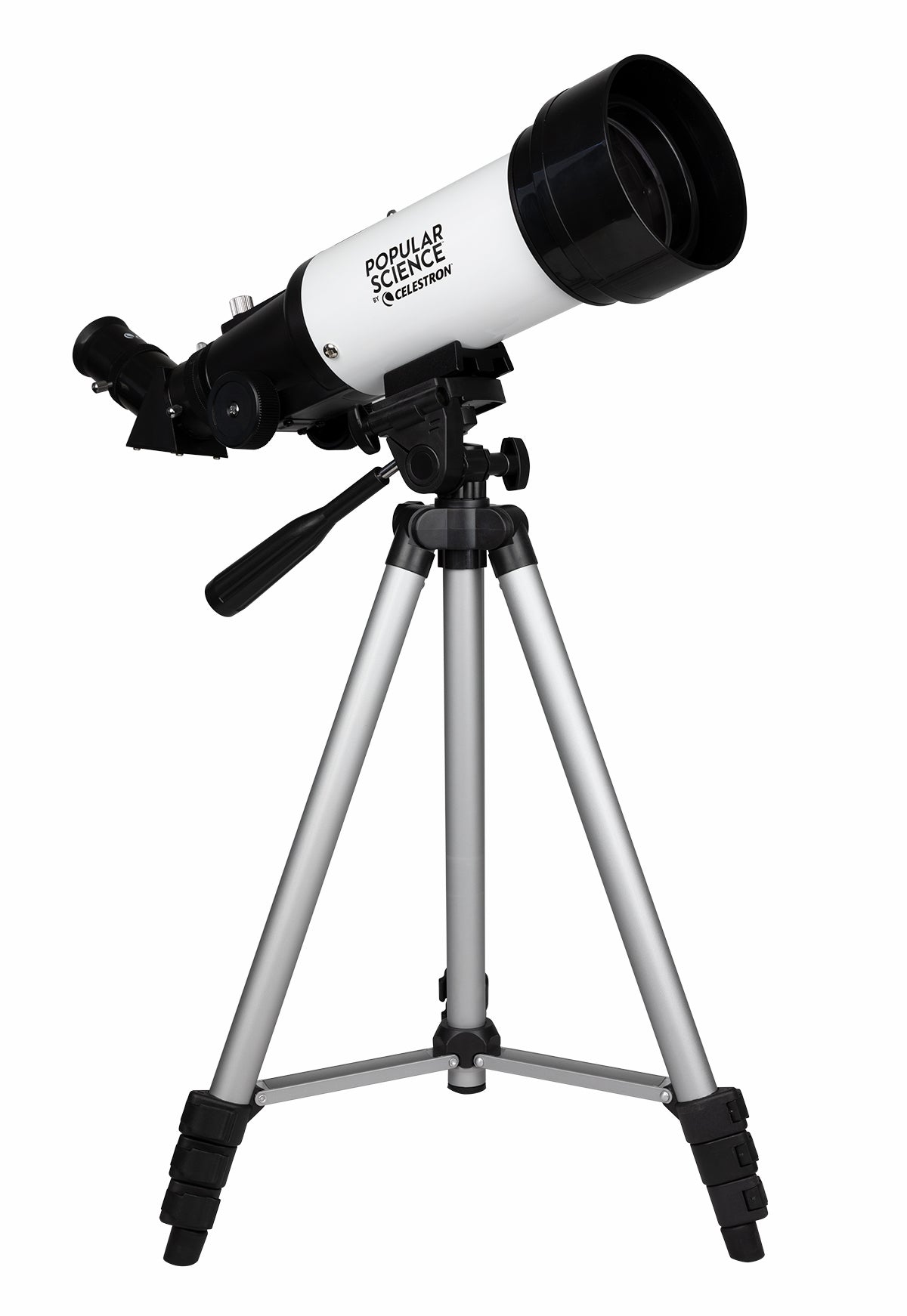 Popular Science by Celestron Travel Scope 70 Portable Telescope with Smartphone Adapter and Bluetooth Remote