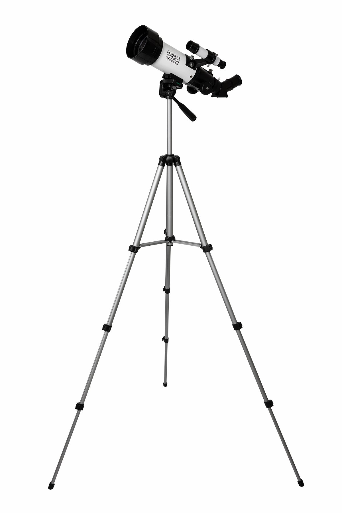 Popular Science by Celestron Travel Scope 70 Portable Telescope with Smartphone Adapter and Bluetooth Remote