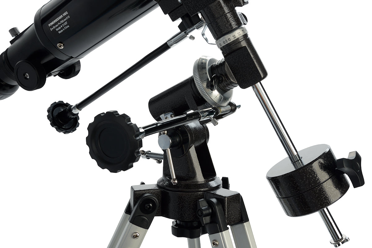 PowerSeeker 70EQ Telescope with Motor Drive and Phone Adapter