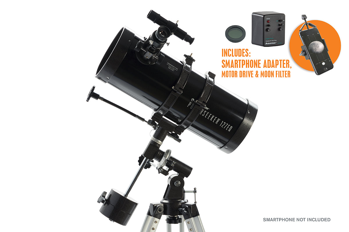 PowerSeeker 127EQ with Motor Drive and Phone Adapter