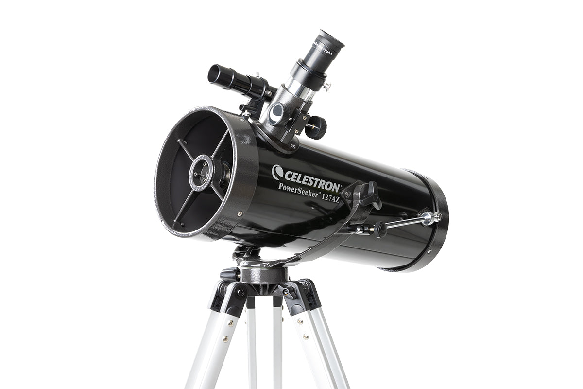 PowerSeeker 127AZ with Phone Adapter and Moon Filter