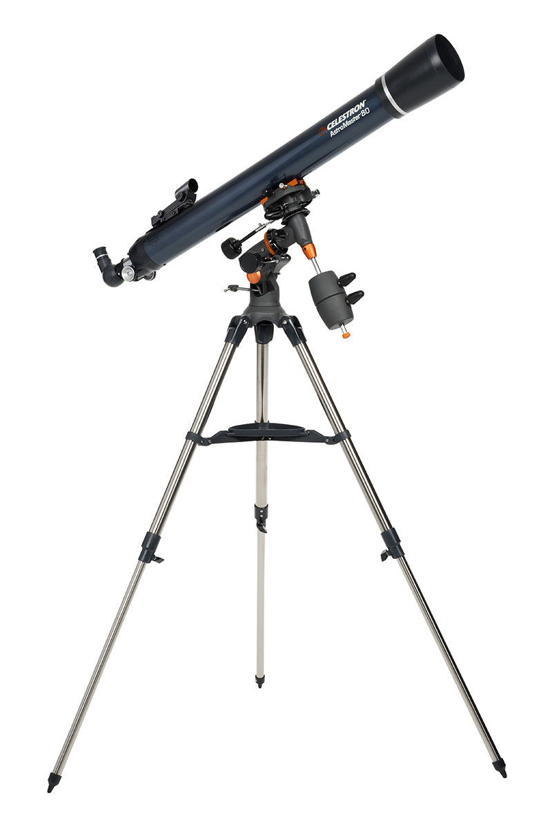 AstroMaster 80EQ with Phone Adapter and Motor Drive