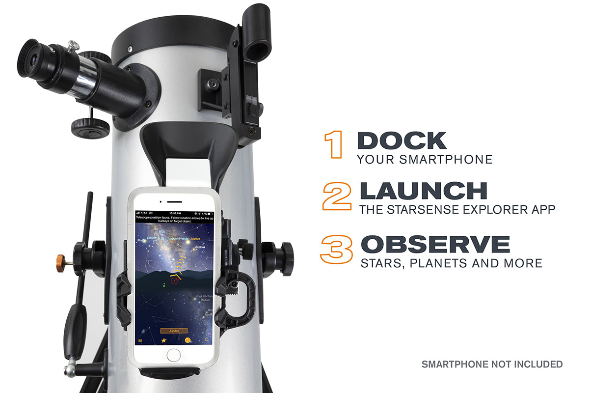 StarSense Explorer LT 127AZ Smartphone App-Enabled Newtonian Reflector Telescope