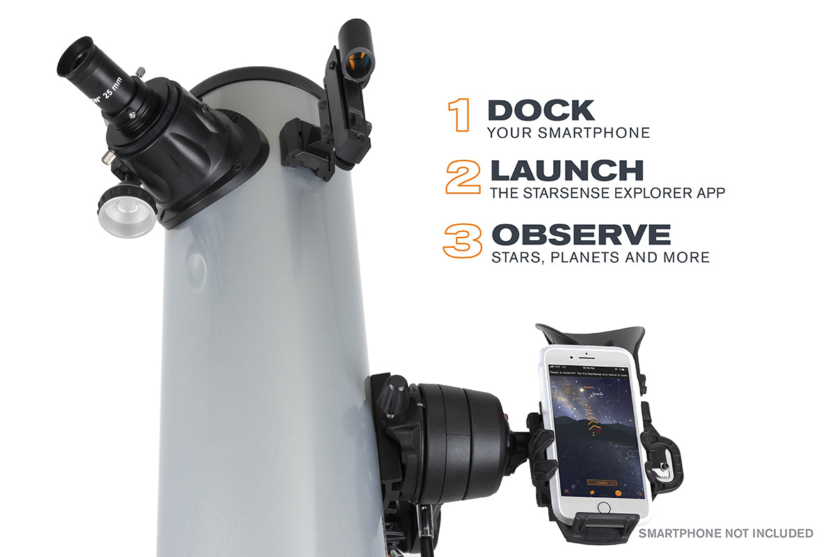 StarSense Explorer DX 130AZ Smartphone App-Enabled Newtonian Reflector Telescope