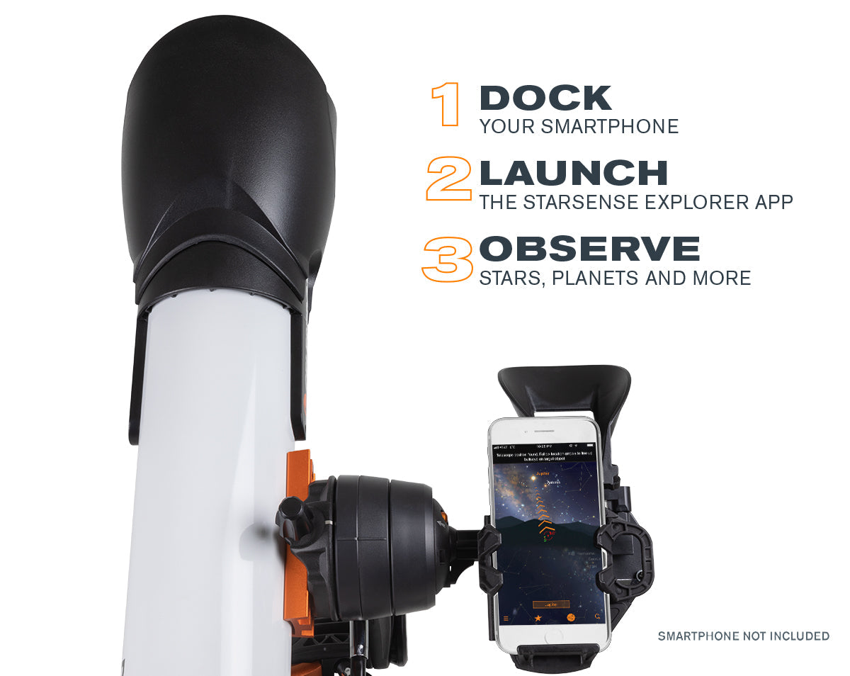 Popular Science by Celestron StarSense Explorer DX 100AZ Smartphone App-Enabled Refractor Telescope