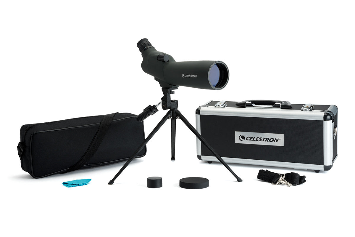 UpClose 20-60x60mm Angled Zoom Spotting Scope