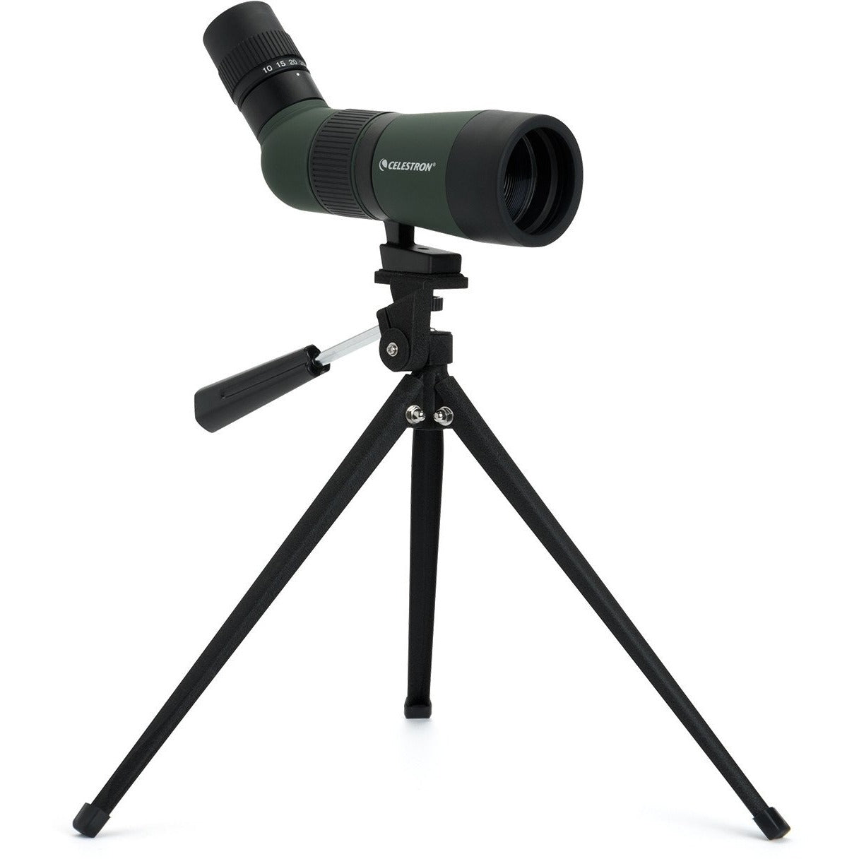 LandScout 10-30x50mm Angled Zoom Spotting Scope with Table-top Tripod