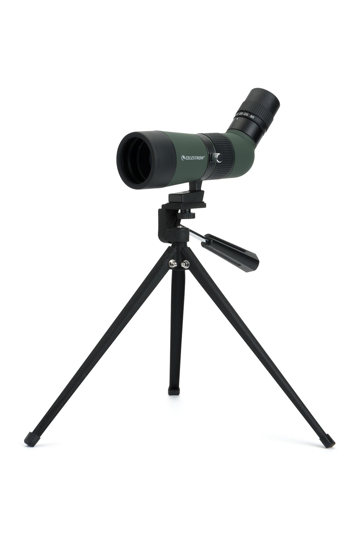 LandScout 10-30x50mm Angled Zoom Spotting Scope with Table-top Tripod