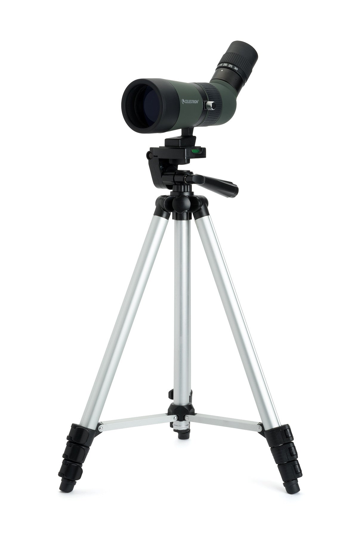LandScout 10-30x50mm Zoom Angled Spotting Scope Backpack Kit
