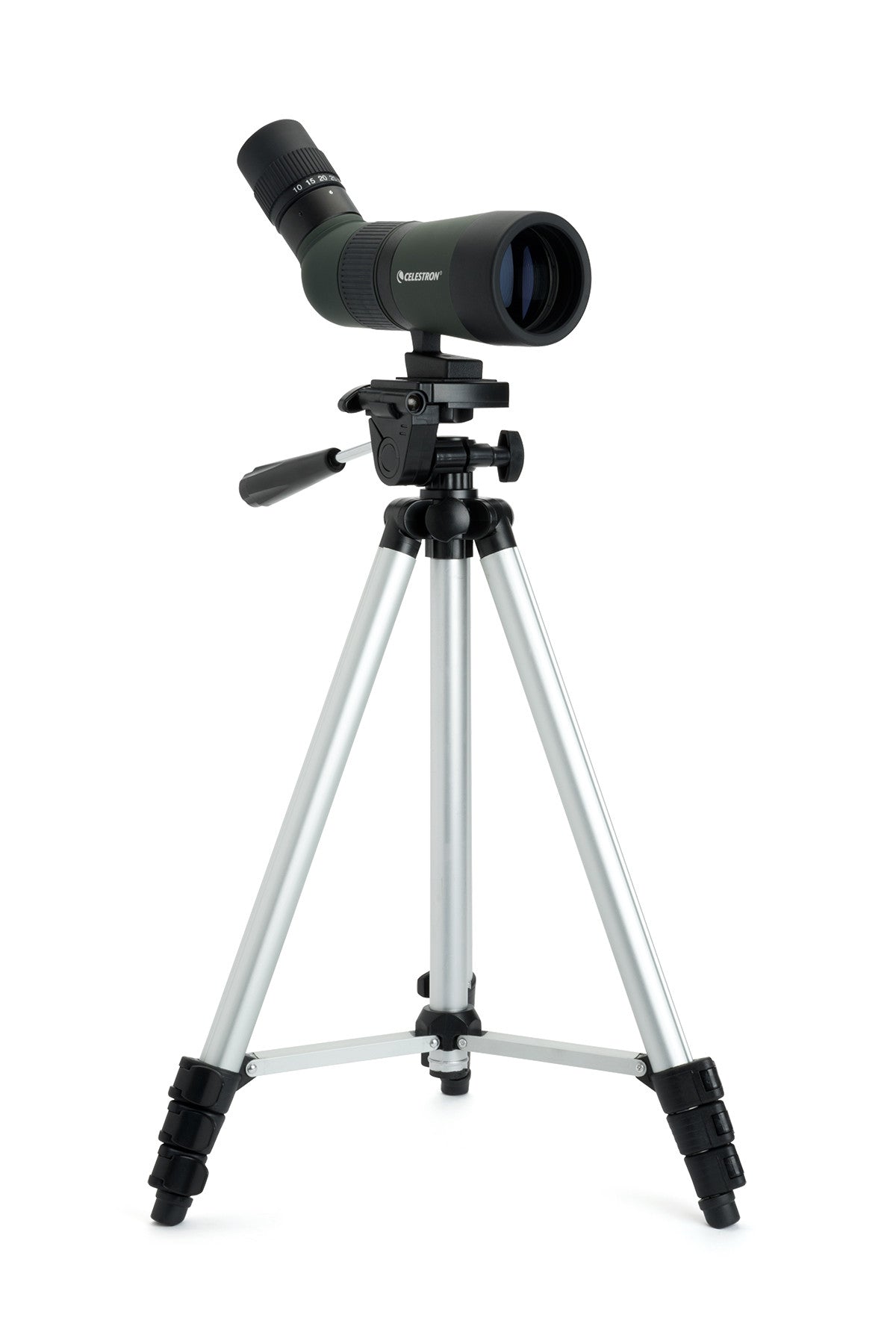 LandScout 10-30x50mm Zoom Angled Spotting Scope Backpack Kit
