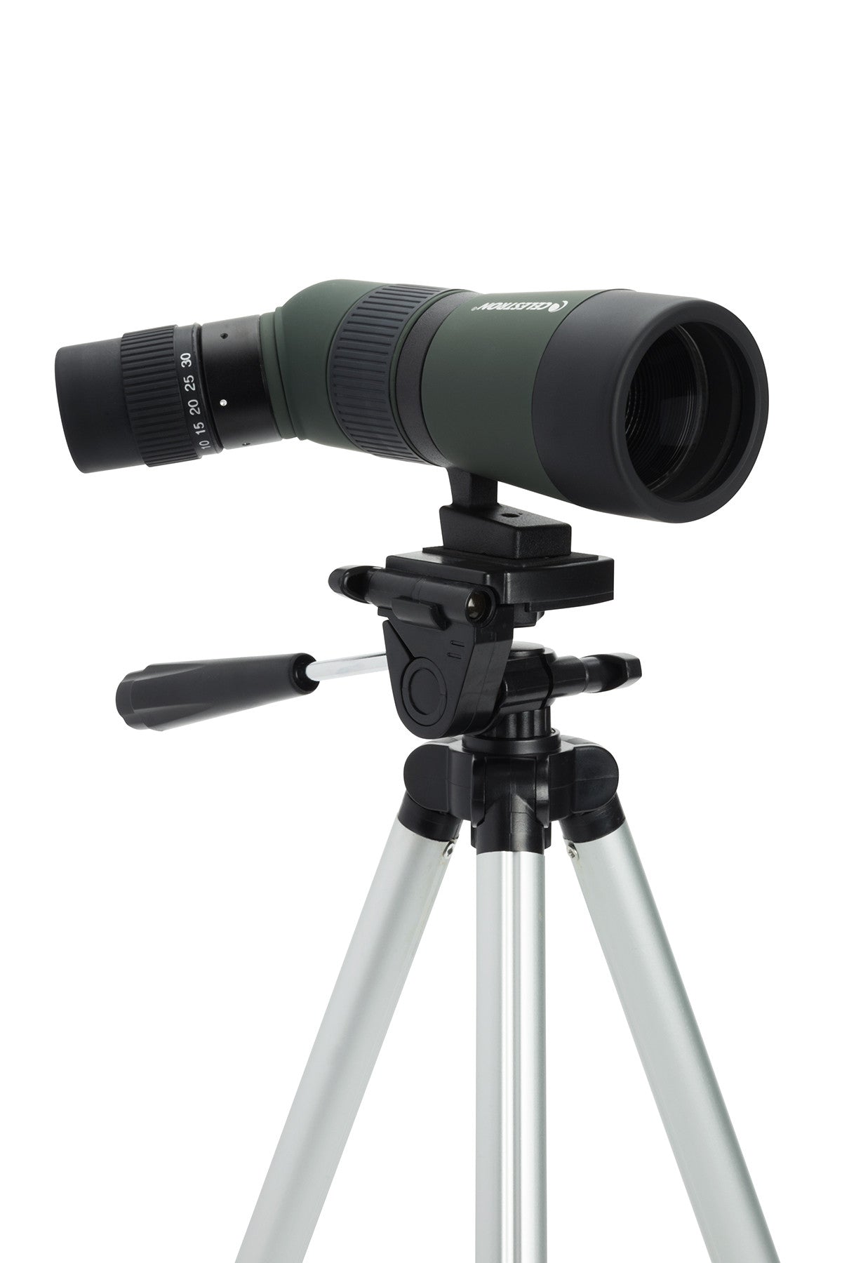 LandScout 10-30x50mm Zoom Angled Spotting Scope Backpack Kit