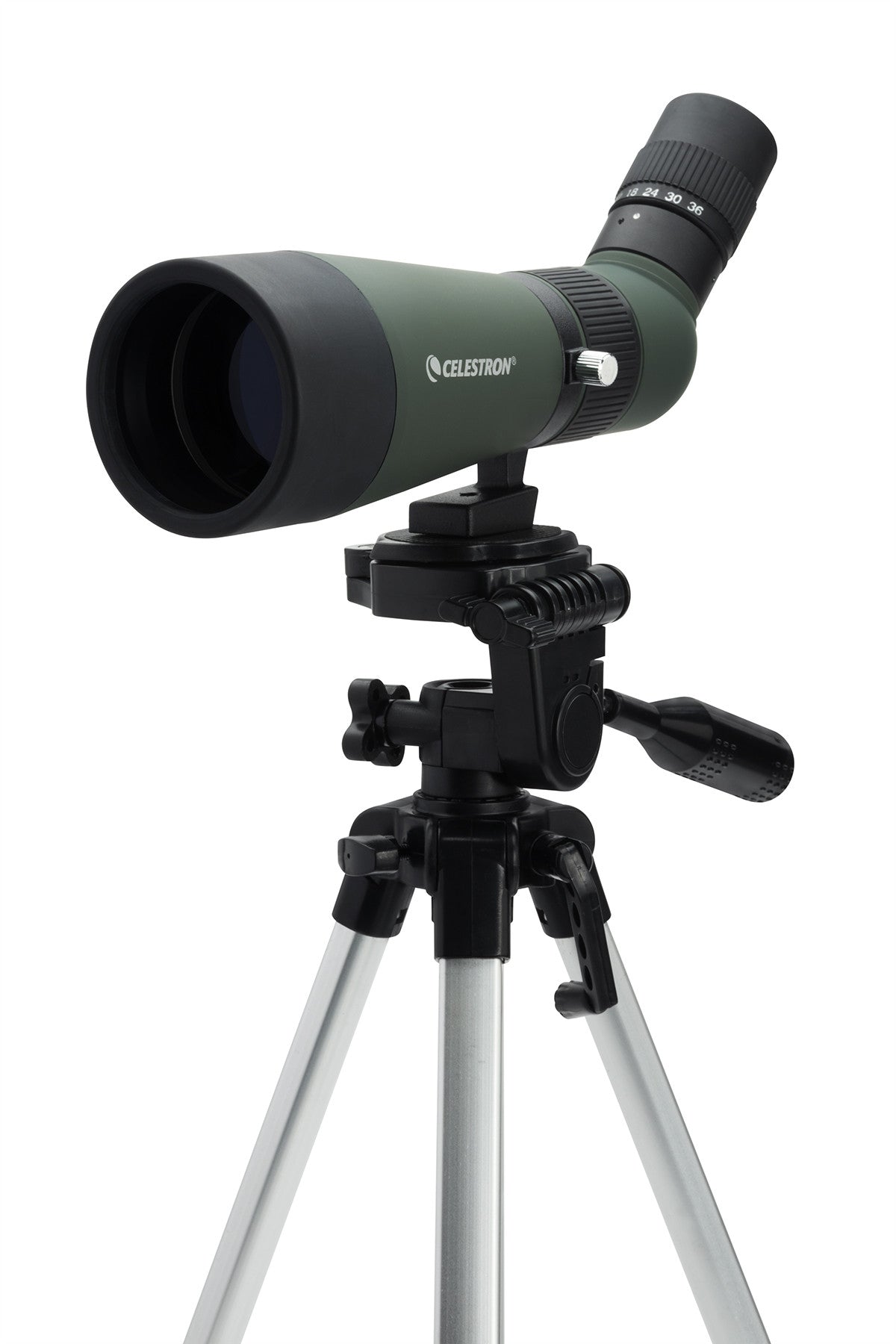 LandScout 12-36x60mm Angled Zoom Spotting Scope Backpack Kit
