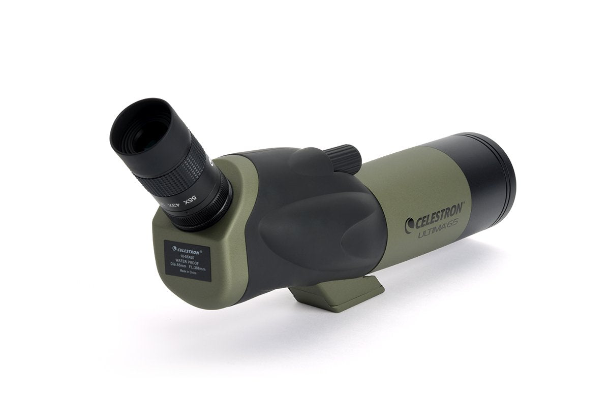 Ultima 18-55x65mm - 45 Degree Spotting Scope with Smartphone Adapter