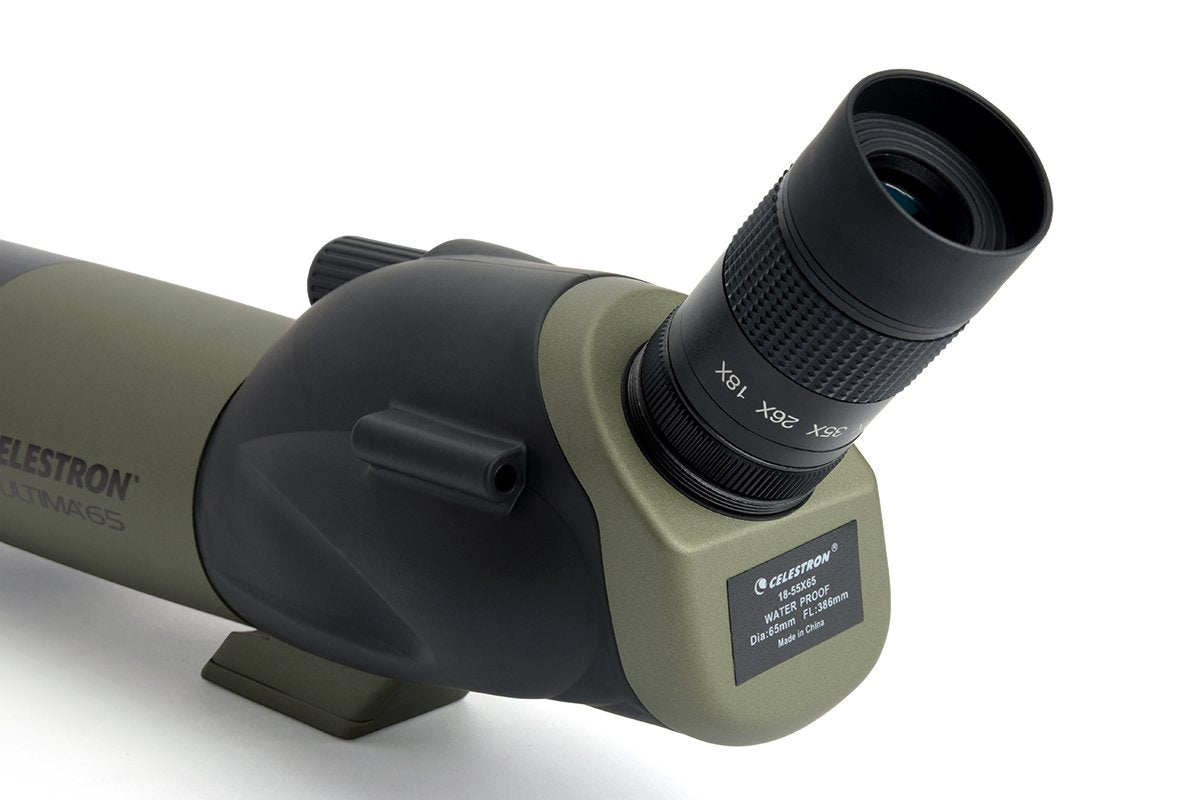 Ultima 18-55x65mm - 45 Degree Spotting Scope with Smartphone Adapter