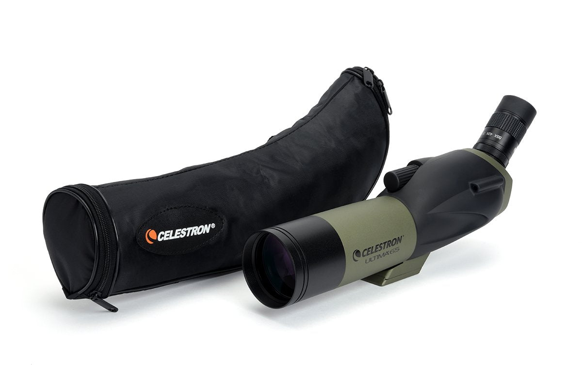 Ultima 18-55x65mm - 45 Degree Spotting Scope with Smartphone Adapter