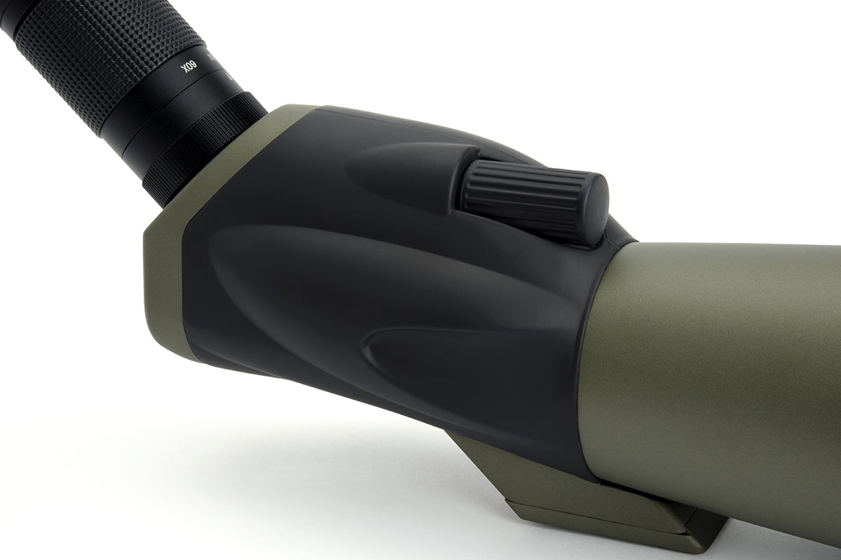 Ultima 20-60x80mm Angled Zoom Spotting Scope with Smartphone Adapter