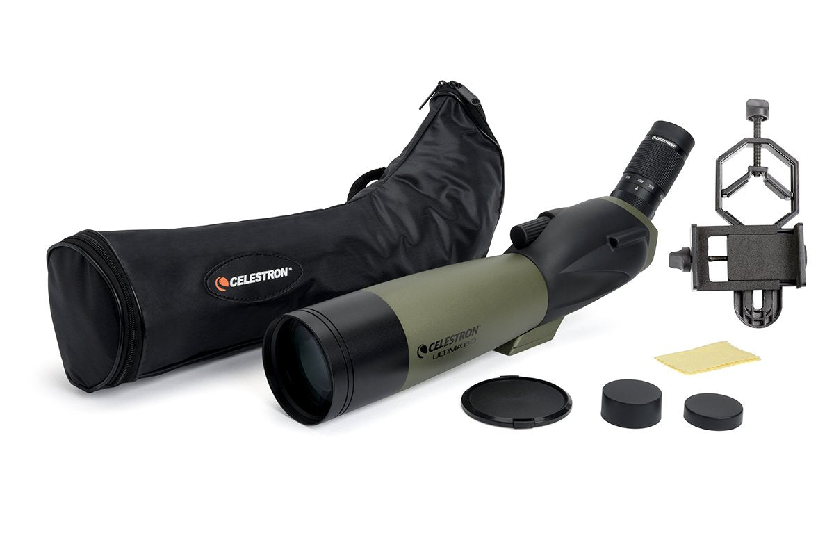 Ultima 80 - 45 Degree Spotting Scope with Smartphone Adapter