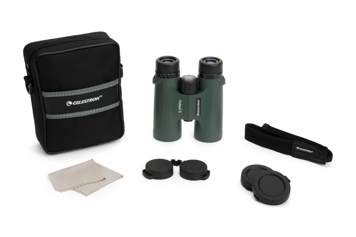 Outland X 10x42mm Roof Green Binoculars