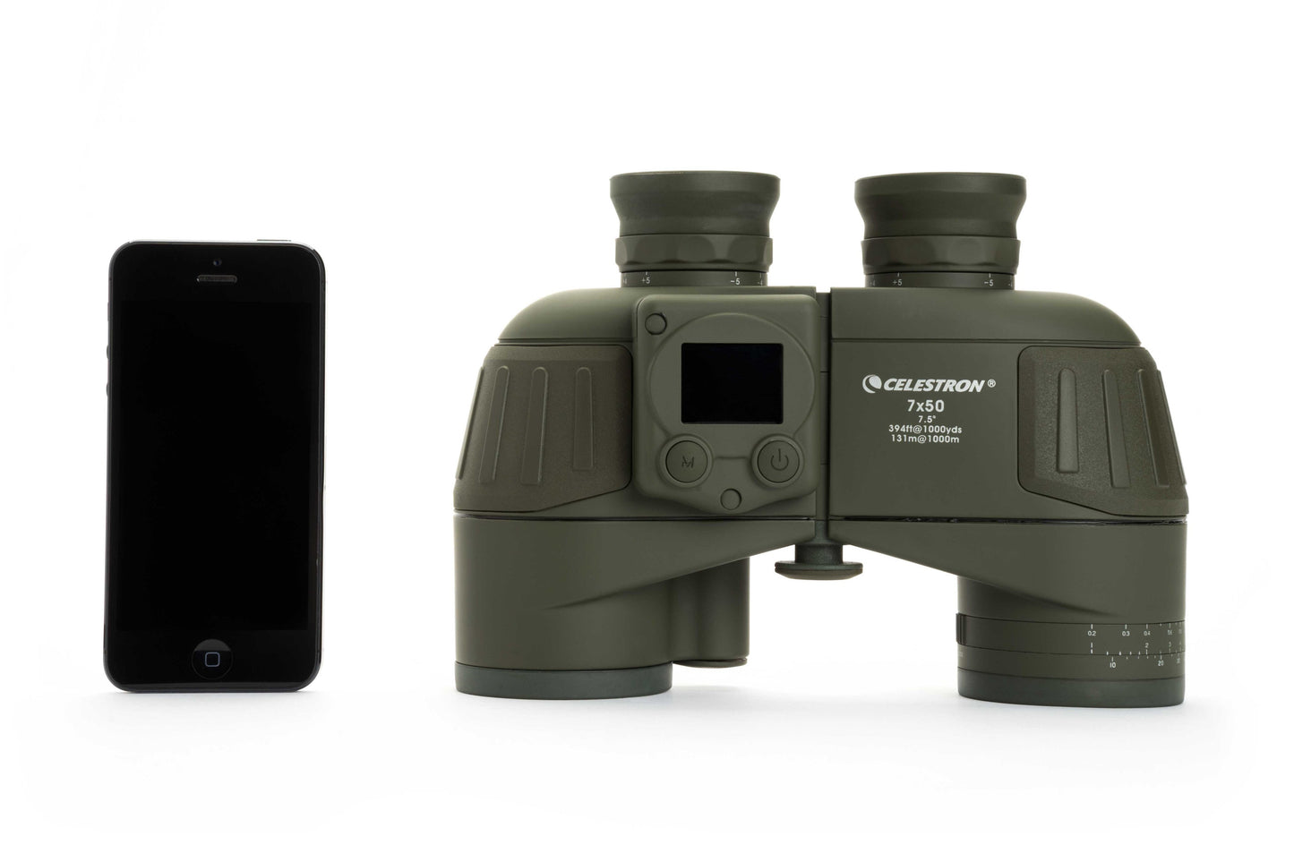 Cavalry 7x50 Binocular with GPS, Digital Compass & Reticle