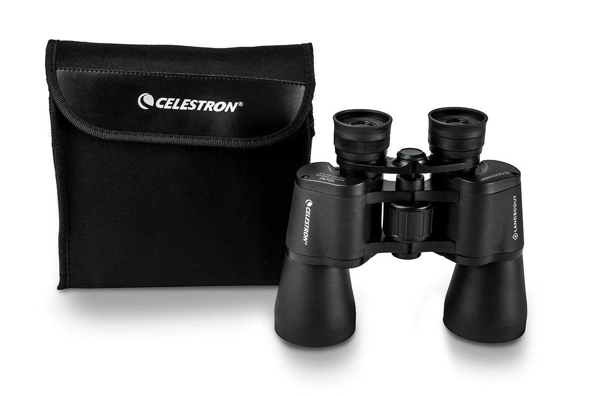 LandScout 10x50mm Porro Binocular Clamshell