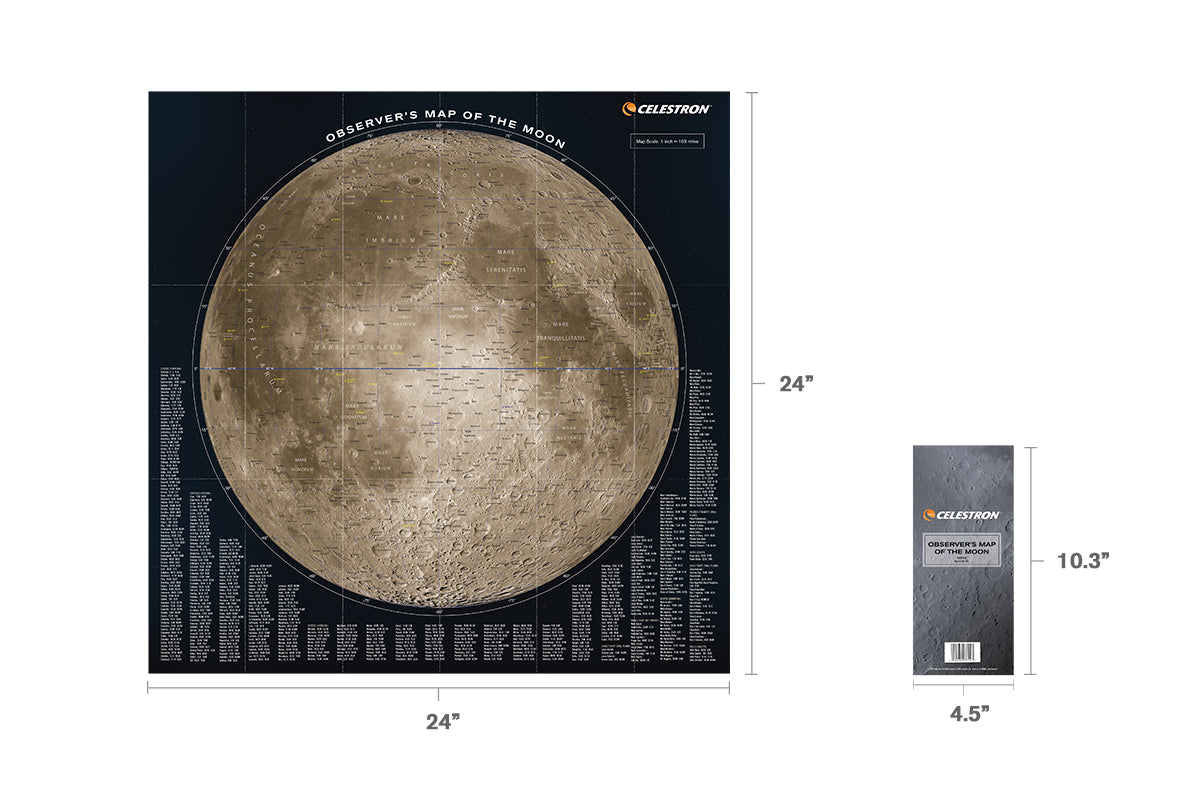Observer’s Map of the Moon