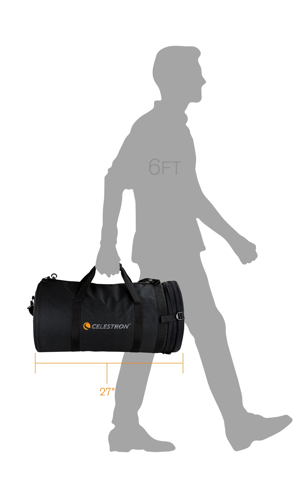 Padded Telescope Bag for 11" Optical Tubes