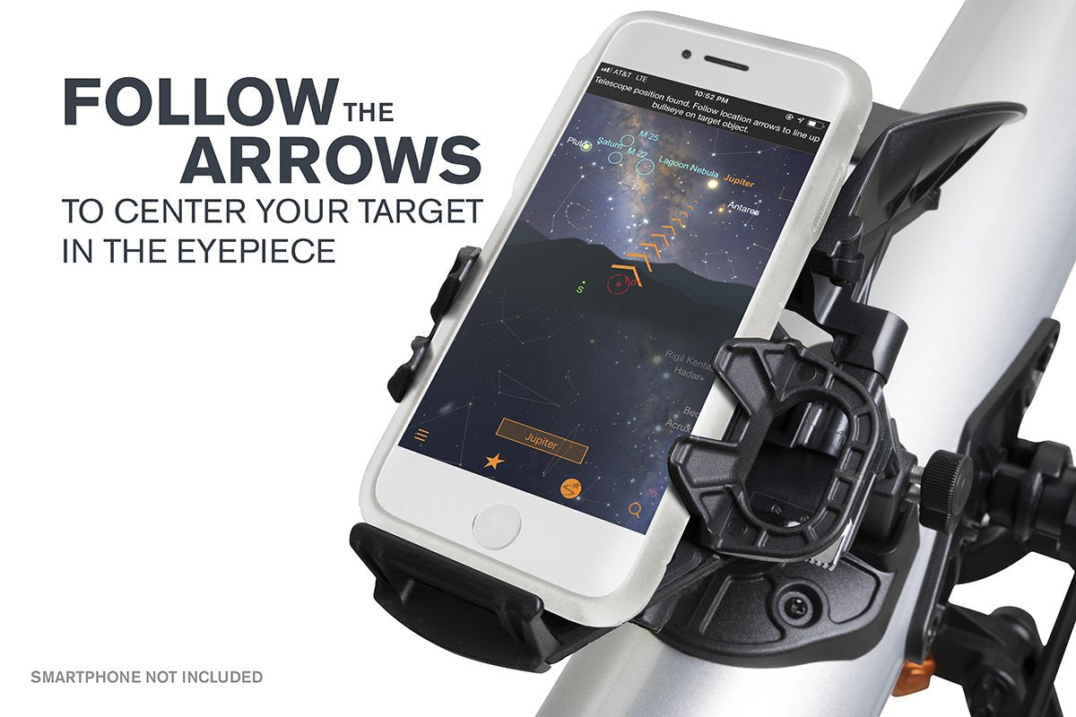 StarSense Explorer LT 80AZ Smartphone App-Enabled Refractor Telescope with Lens Cleaning Kit