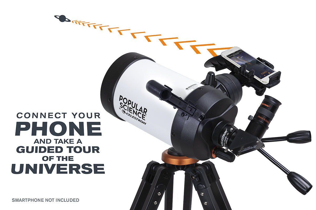 Popular Science by Celestron StarSense Explorer DX 5" Smartphone App-Enabled Schmidt Cassegrain Telescope