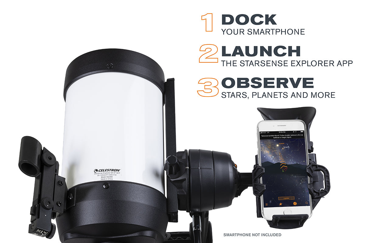 Popular Science by Celestron StarSense Explorer DX 5" Smartphone App-Enabled Schmidt Cassegrain Telescope