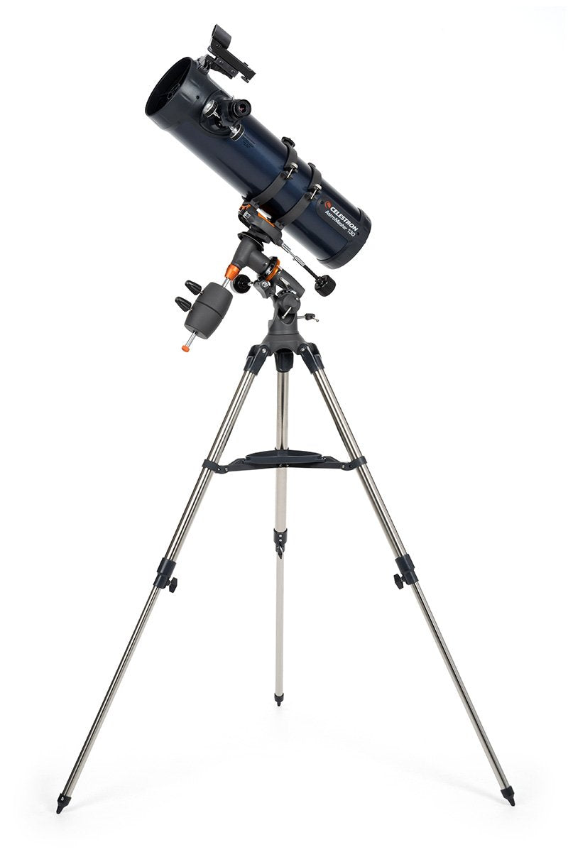 AstroMaster 130EQ Telescope w/ Phone Adapter & T-Adapter/Barlow Lens