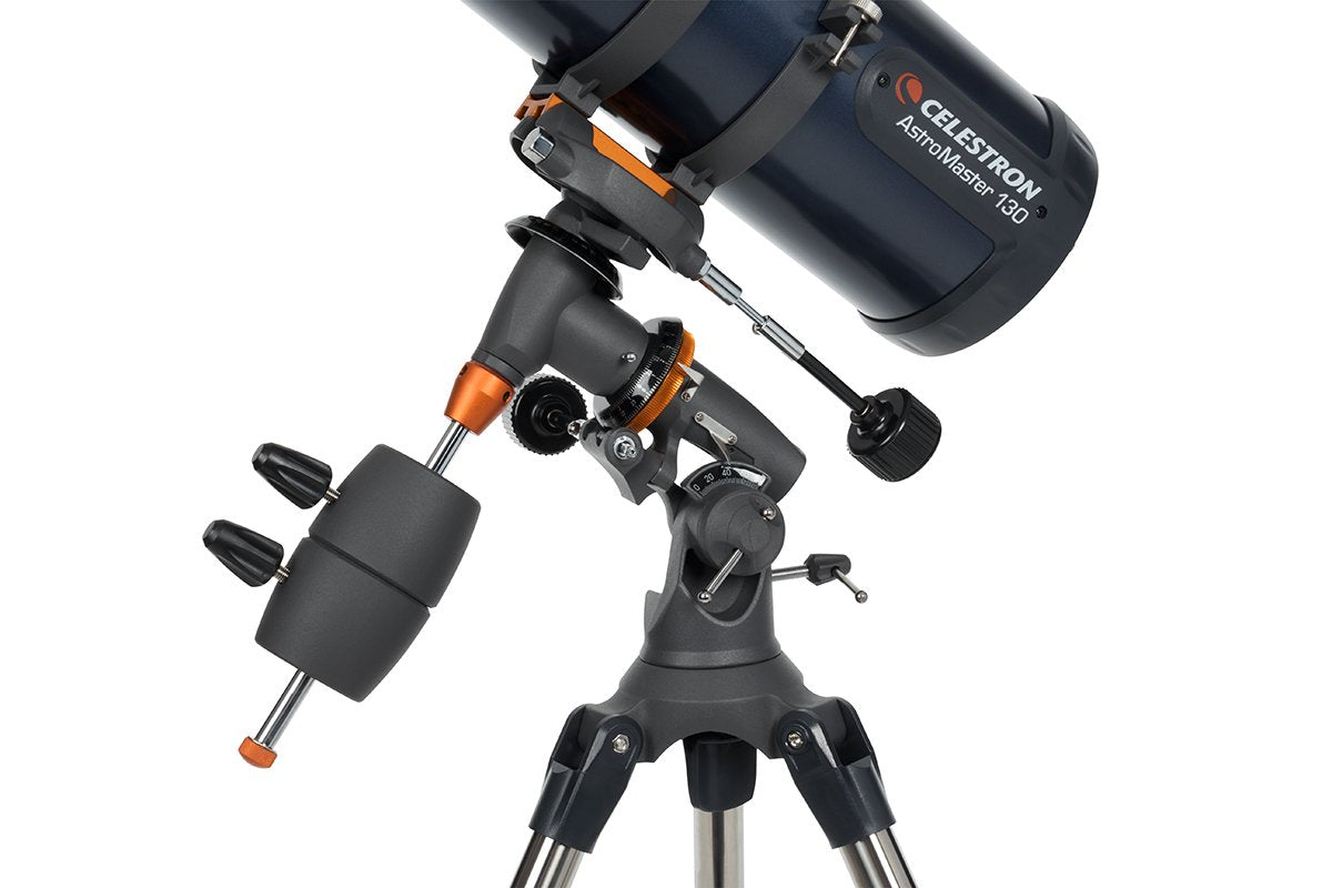 AstroMaster 130EQ Telescope w/ Phone Adapter & T-Adapter/Barlow Lens