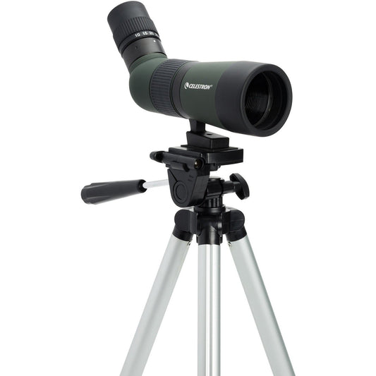 LandScout 10-30x50mm Zoom Angled Spotting Scope Backpack Kit