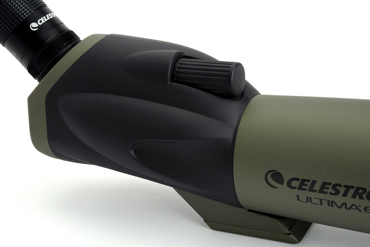 Ultima 18-55x65mm Angled Zoom Spotting Scope with Smartphone Adapter