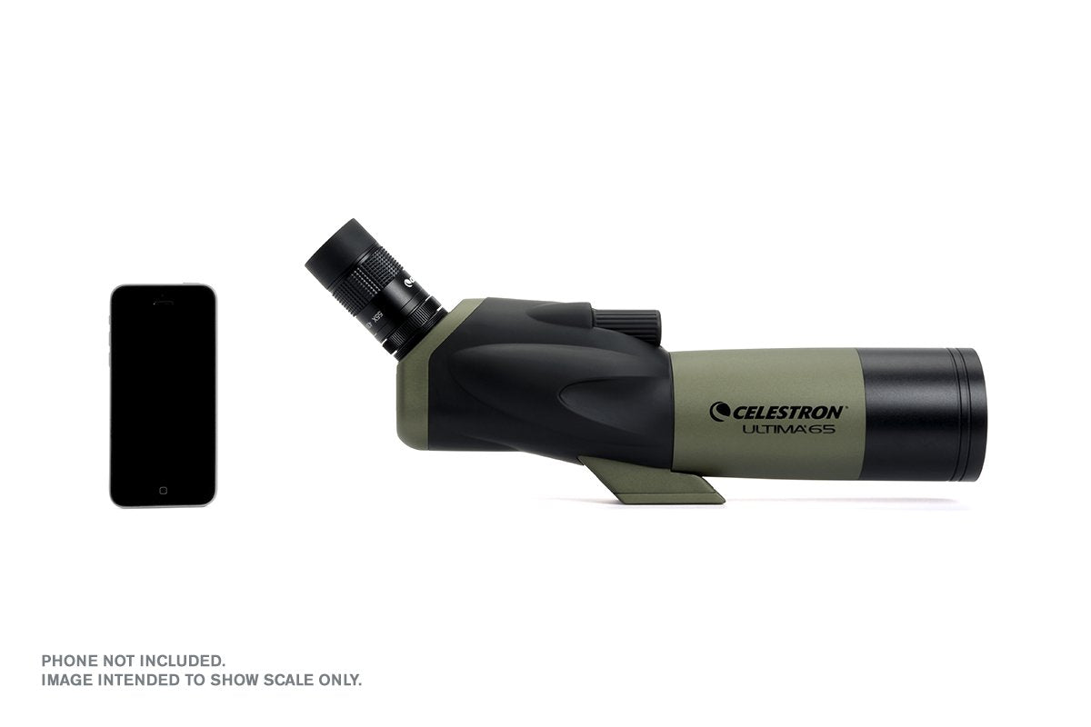 Ultima 18-55x65mm - 45 Degree Spotting Scope with Smartphone Adapter