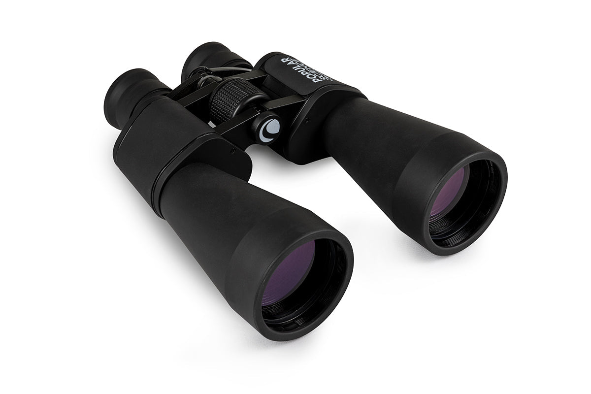 Popular Science by Celestron SkyMaster 9x60mm Porro Binocular with Smartphone Adapter and Bluetooth remote