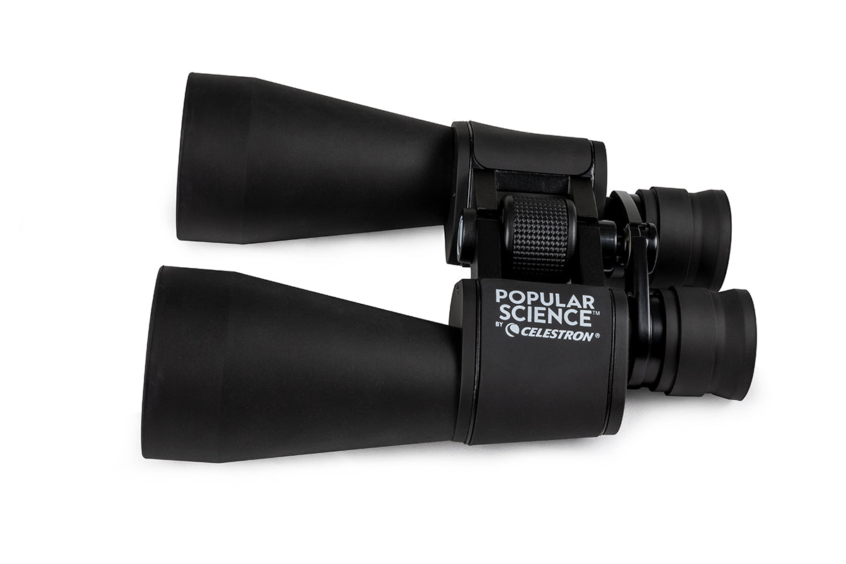 Popular Science by Celestron SkyMaster 9x60mm Porro Binocular with Smartphone Adapter and Bluetooth remote