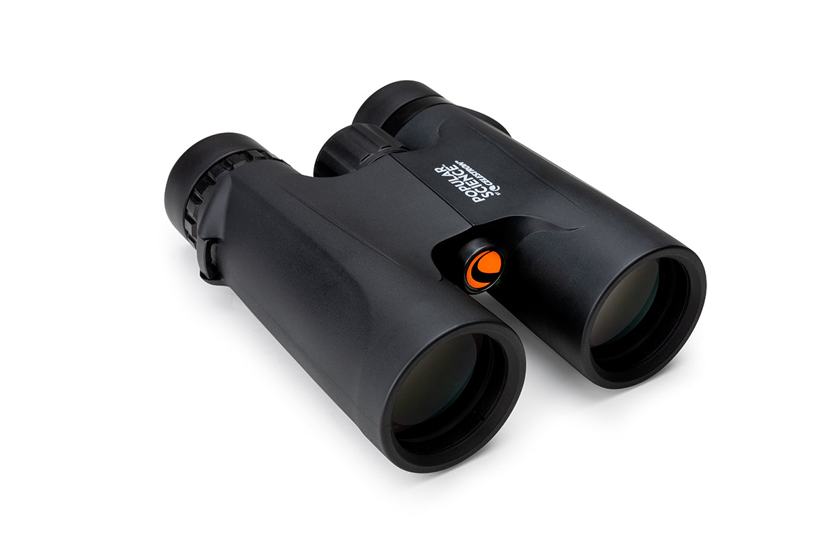 Popular Science by Celestron Outland X 12x42mm Roof Binocular with Smartphone Adapter and Bluetooth remote
